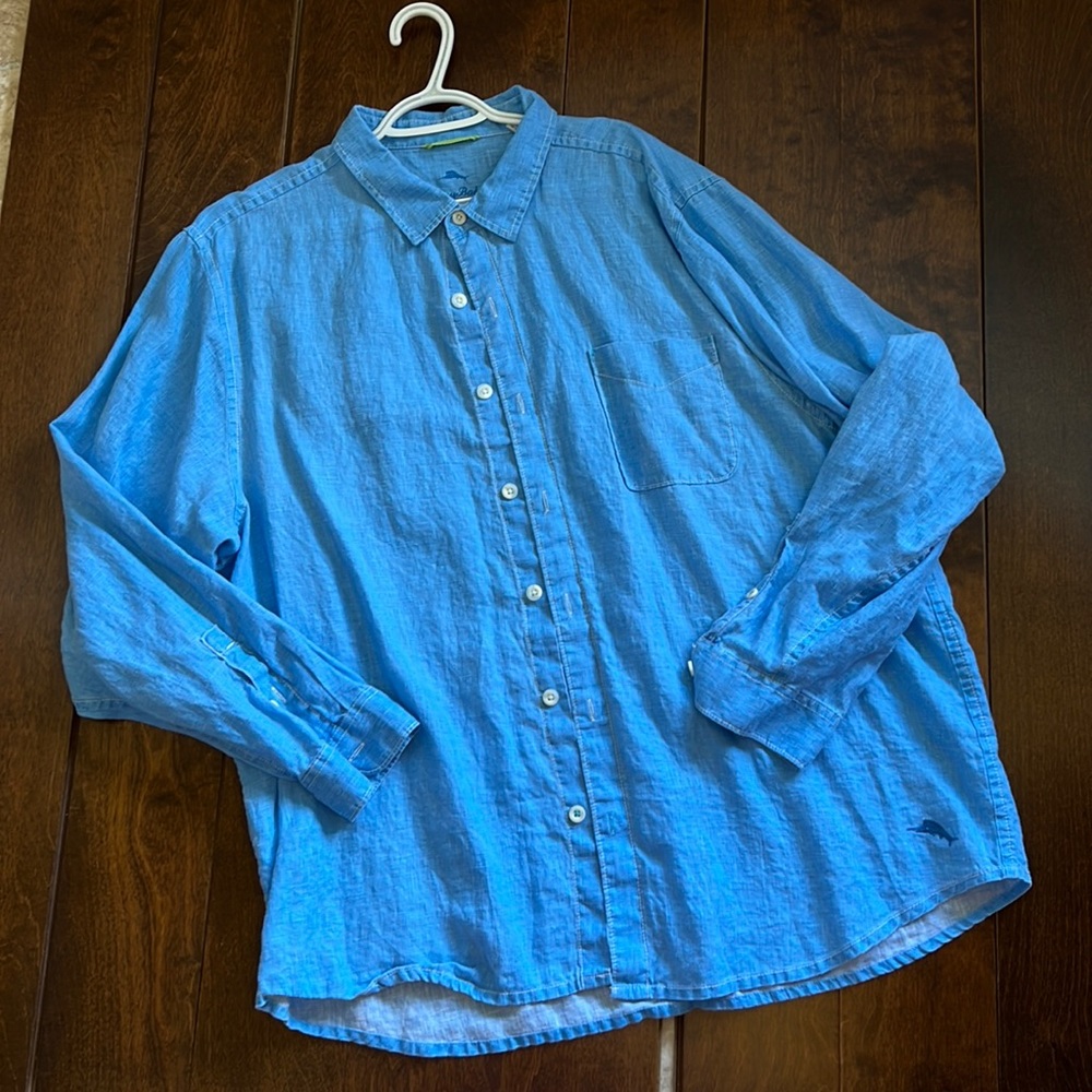Tommy Bahama men’s 100% Linen shirt